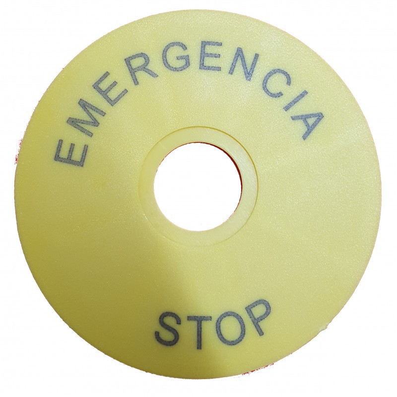 Carátula de emergencia diámetro 60