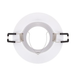 Aro Downlight Circular Design Blanco para Bombilla LED GU10 / GU5.3