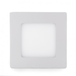 Plafón LED 6w Cuadrado Superficie 470Lm