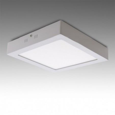 Plafón LED Cuadrado Superficie 12w