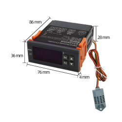 HUMIDOSTATO 1 RELÉ SONDA INCLUIDA
