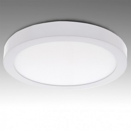 Plafón LED 24w Circular Superficie Ø295Mm 1900Lm 30.000H