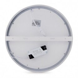 Plafón LED 24w Circular Superficie Ø295Mm 1900Lm 30.000H